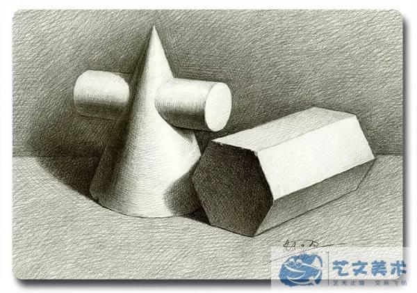 我们为什么画素描石膏几何体?